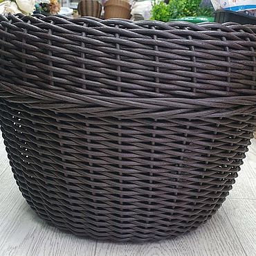 Кашпо ротанг 20л.. Харитонова И.П.. Вазоны садовые ручной работы - Ярмарка Мастеров Вазоны садовые ручной работы. Ярмарка Мастеров - ручная работа Кашпо ротанг 20л.. Handmade.