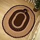 Order Carpets for home: flat oval multicolored rug. knitted handmade rugs (kovrik-makrame). Livemaster. . Floor mats Фото №3