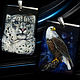 Orlan - Snow leopard - suspension in the car - double-sided painting, Car souvenirs, Moscow,  Фото №1