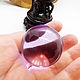 Glass transparent lilac ball 39 mm. Ball. Selberiya shop. My Livemaster. Фото №5