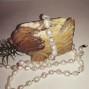 Украшения handmade. Livemaster - original item Baroque pearl! Beads and Bracelet 