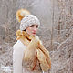 Fox fur pom pom in natural color. Fur. Forestfox. Family Fur Atelier. Online shopping on My Livemaster.  Фото №2