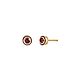 Vermeil pink rhodolite garnet stud earrings (EMSR). Stud earrings. IRStudio. Online shopping on My Livemaster.  Фото №2