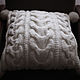 Order Knitted pillow Beige. Ira Pugach (pompon). Livemaster. . Pillow Фото №3
