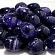 Amethyst 'Chevron' extra (large, rich), Namibia. Cabochons. Stones of the World. My Livemaster. Фото №5