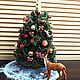 Vintage Christmas tree 45 cm, desktop Christmas tree. Tree. Дом креативного декора
        Wedge Magic. My Livemaster. Фото №4