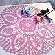 Crochet napkin 'Lilac'. Doilies. Lisonok (Lisonok). Online shopping on My Livemaster.  Фото №2