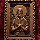 Резная Икона из дерева -Святой преподобный Алексий, Человек Божий. Иконы. Ополье. Ярмарка Мастеров.  Фото №4