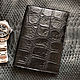 Order Crocodile Kit. Wallet and passport cover. Exotic Workshop Python Fashion. Livemaster. . Purse Фото №3