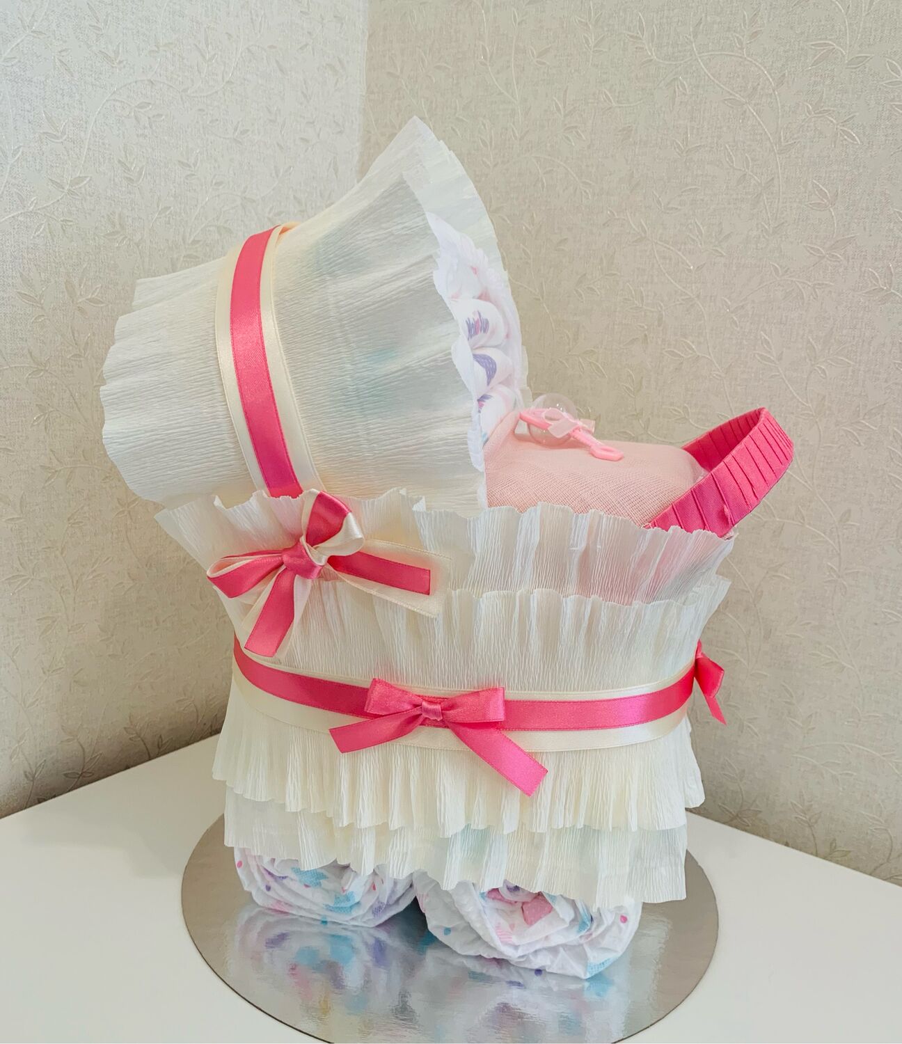 Торт из памперсов в интернет-магазине Ярмарка Мастеров по цене 2800 ...