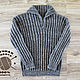 Sweater knitted of 100% sheep wool (No. №633), Mens sweaters, Nalchik,  Фото №1