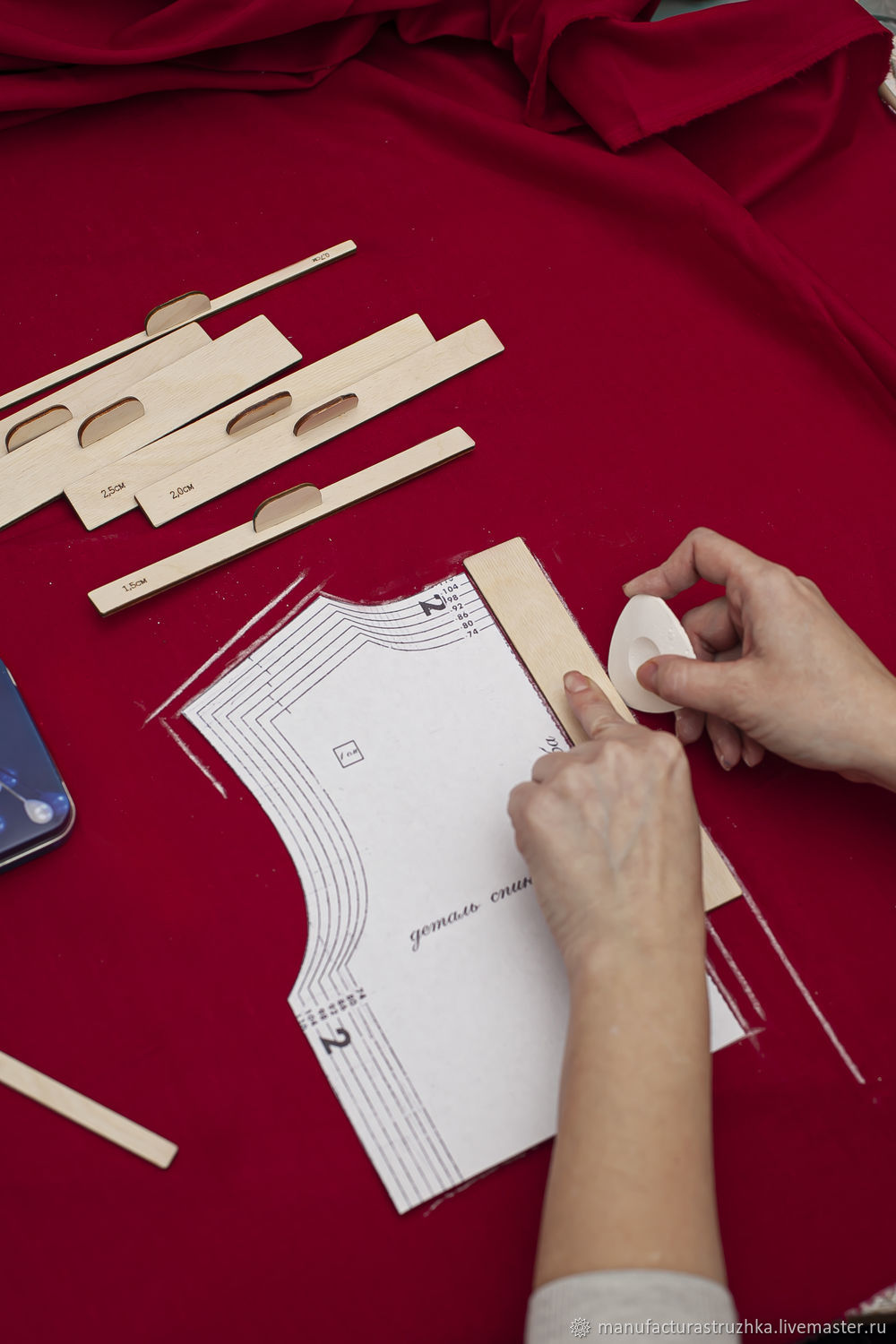 Инструменты для шитья: Линейки для припусков в пенале в интернет ...