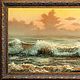 Волна-1.картина маслом на холсте. морской пейзаж. классика. подарок, Картины, Таганрог,  Фото №1