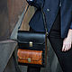 Leather and wood 2in1 Triangle backpack bag. Backpacks. Mart Bags (martbags). My Livemaster. Фото №5
