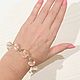 Large bracelet with rock crystal. Bead bracelet. Aliento-jewerly (alientojewelry). Online shopping on My Livemaster.  Фото №2