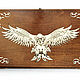 Backgammon ' Eagle in attack ' big 60, Harutyunyan. Backgammon and checkers. H-Present more, than a gift!. Online shopping on My Livemaster.  Фото №2