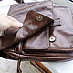 Men's leather bag for George A La Brialdi Lukka red. Men\'s bag. Innela- авторские кожаные сумки на заказ.. My Livemaster. Фото №6