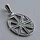 Kolovrat of bilateral 25 mm, Amulet, Moscow,  Фото №1