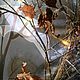 Батик шарф из шелка Уносящие осень, Шарфы, Санкт-Петербург,  Фото №1