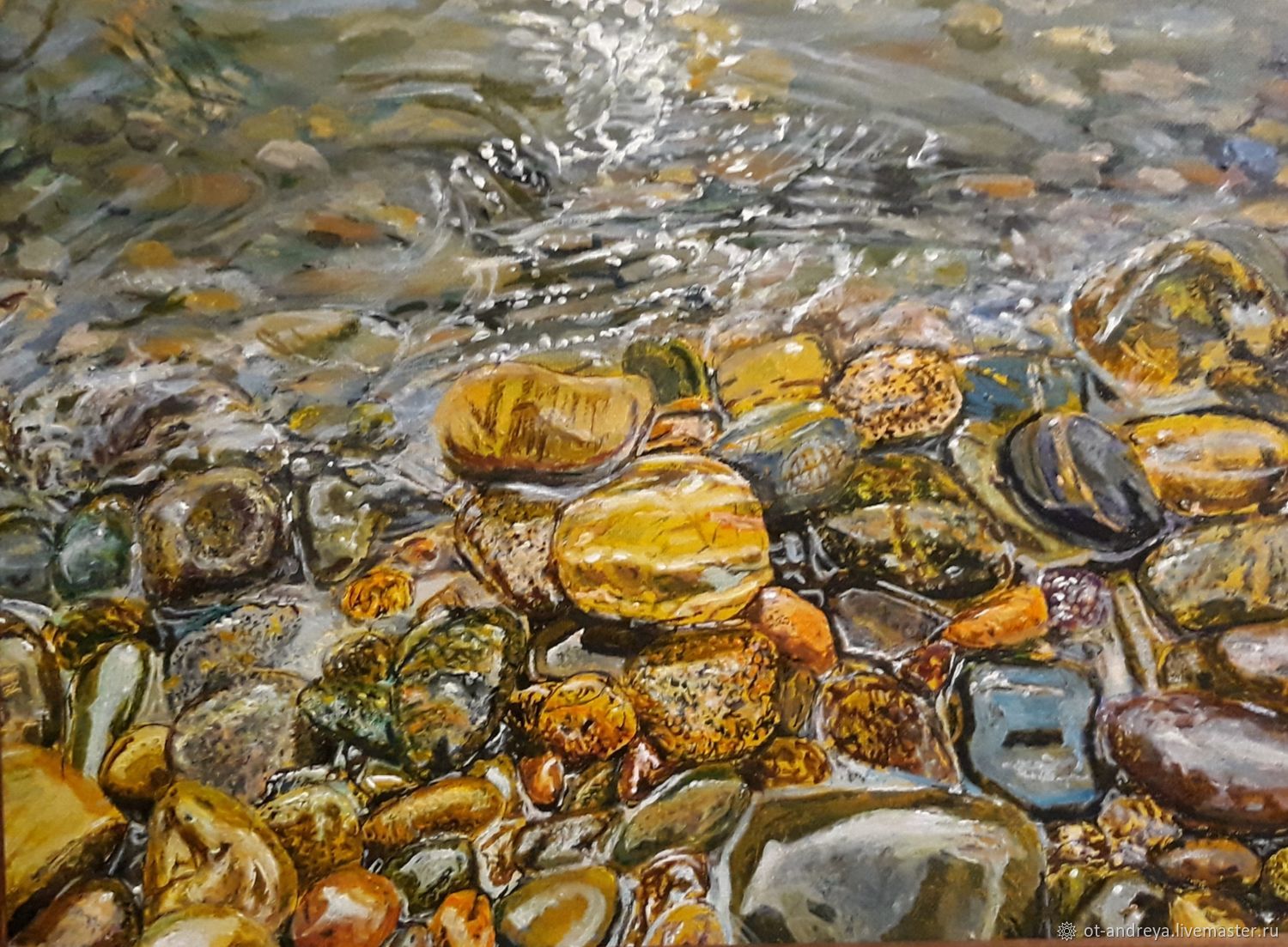 Картины: Камни под водой в интернет-магазине на Ярмарке Мастеров ...