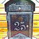 Mailbox with number. Crates. Welding and Forging. My Livemaster. Фото №4