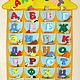 El alfabeto de fieltro cartel, Stuffed Toys, Minsk,  Фото №1