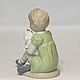 Винтаж: "Девочка с котенком", Lladro, Испания. Статуэтки винтажные. Елена thing_with_history. Ярмарка Мастеров.  Фото №5