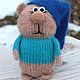 Knitted toy bear, Amigurumi dolls and toys, Mostovskoi,  Фото №1