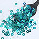 Sequins 4 mm K11 Blue sea 2 g. Sequins. agraf. Online shopping on My Livemaster.  Фото №2