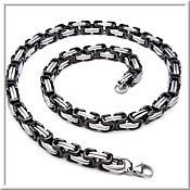 Украшения handmade. Livemaster - original item Chain steel no. 2 Length 61 cm.. Handmade.
