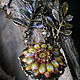 Brooch-flower 'Witchcraft Semitsvet'. Brooches. legendavincento. Online shopping on My Livemaster.  Фото №2