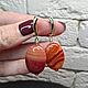 Серьги агат красный, серьги крупные висячие, серьги овальные подвески. Серьги классические. Irina Moro (Ирина Моро украшения). Ярмарка Мастеров.  Фото №13