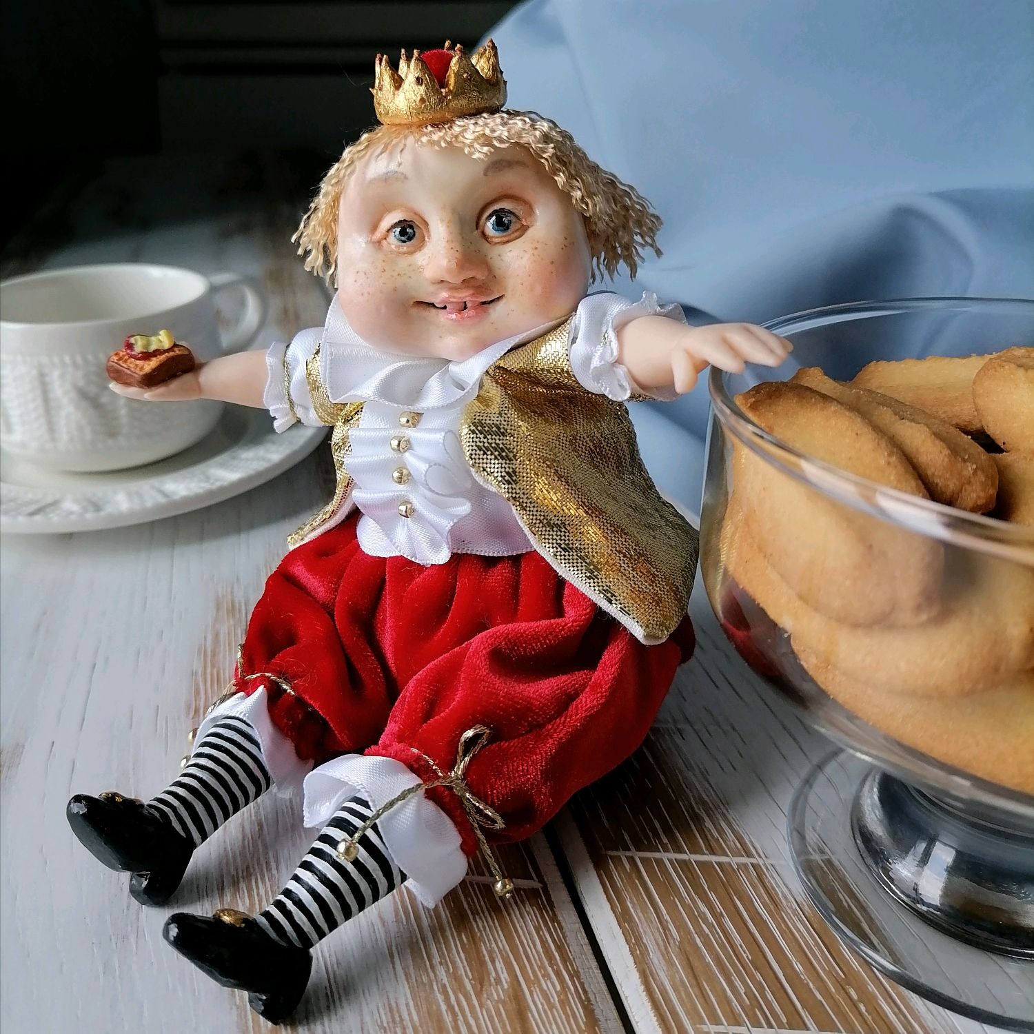 Авторская кукла Король с бутербродом – купить онлайн на Ярмарке ...