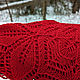 Order A large red shawl made of soft pure wool yarn. IRINA GRUDKINA Handmade Knitwear. Livemaster. . Shawls Фото №3