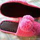 Knitted house Slippers - flip flops ( the wool ). Slippers. Makosh. Online shopping on My Livemaster.  Фото №2