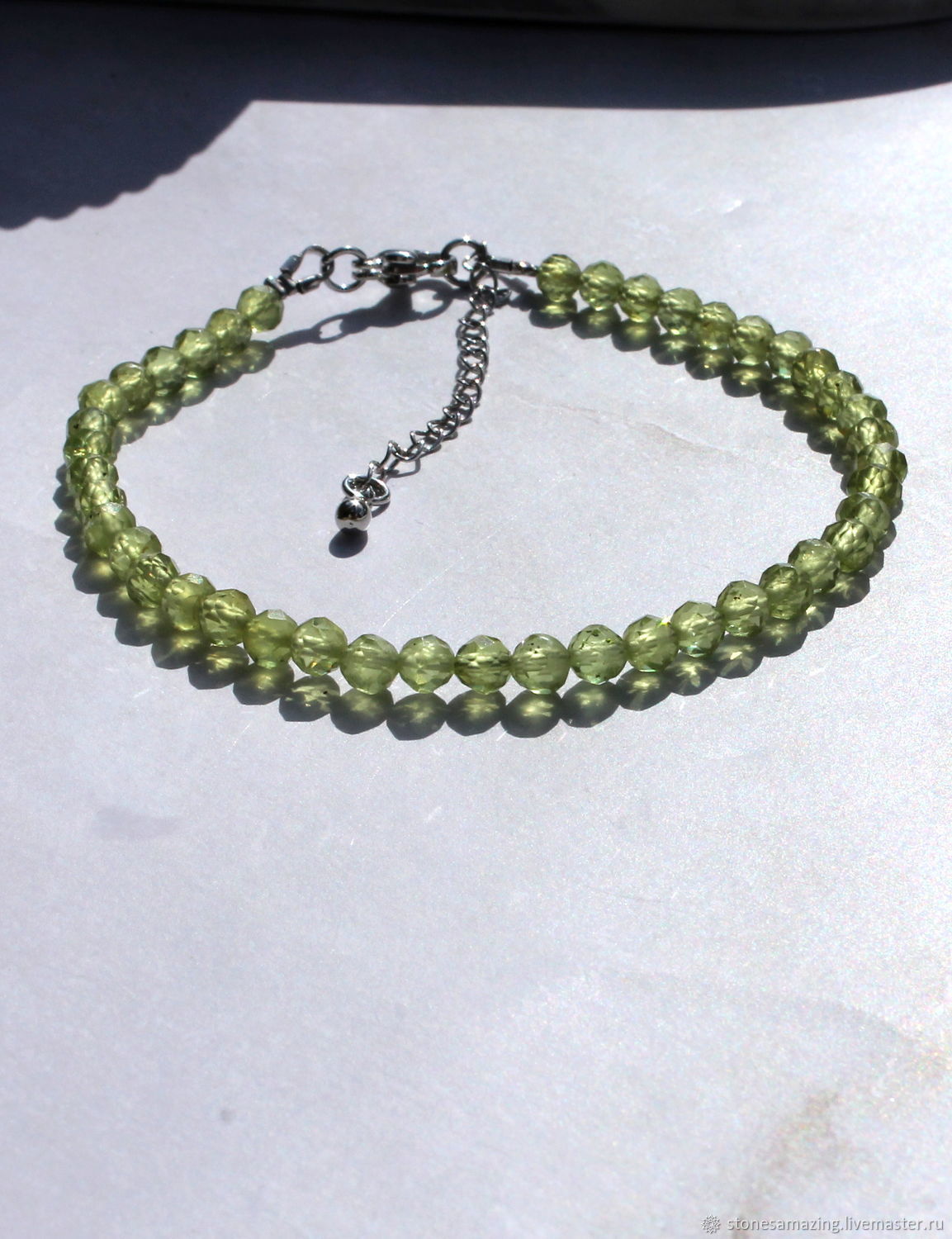 Хризолит Натуральный Женский Браслет в интернет-магазине на Ярмарке ...