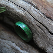 Украшения handmade. Livemaster - original item Copy of Wooden rings with turquoise. Handmade.