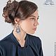 Кружевные серьги «Маркиза де Помпадур»кружево Фриволите. Серьги классические. Мадам Круже. Ярмарка Мастеров.  Фото №5
