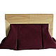 Marsala clutch with wooden clasp, Clutches, Novosibirsk,  Фото №1