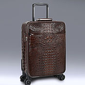 Сумки и аксессуары handmade. Livemaster - original item Suitcase made of genuine Siamese crocodile leather IMA0704VK1. Handmade.