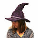 Order Purple hat for Halloween. STUDIO-FELT Katerina Alekseeva. Livemaster. . Carnival Hats Фото №3