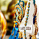 Earrings Mystery. Gold, blue, emerald. Long earrings. Earrings. LADY-LIZA jewelry shop. My Livemaster. Фото №4