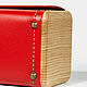 Women's leather handbag LADIES ' STEP Red leather handbag. Classic Bag. breatley. My Livemaster. Фото №5