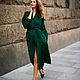 Order Dress-robe ' Emerald Kimono'. Alexandra Maiskaya. Livemaster. . Dresses Фото №3