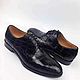 Order Men's Derby shoes made from crocodile skin in black color. SHOES&BAGS. Livemaster. . Derby Фото №3