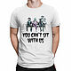 Cotton T-shirt 'Heroes of Tim Burton', T-shirts and undershirts for men, Moscow,  Фото №1