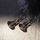 Order Earrings classic: The Topaz earrings 'Fern'. Interslesar  Dmitry Kosoplechev. Livemaster. . Earrings Фото №3