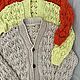 Women's knitted cardigan summer cotton orange Boho style in stock. Cardigans. Kardigan sviter - женский вязаный свитер кардиган оверсайз. My Livemaster. Фото №4