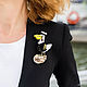 Brooch 'Captain Pelican'. Brooches. Coffeelena. Online shopping on My Livemaster.  Фото №2