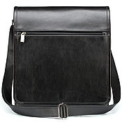 Leather handbag on the belt of 